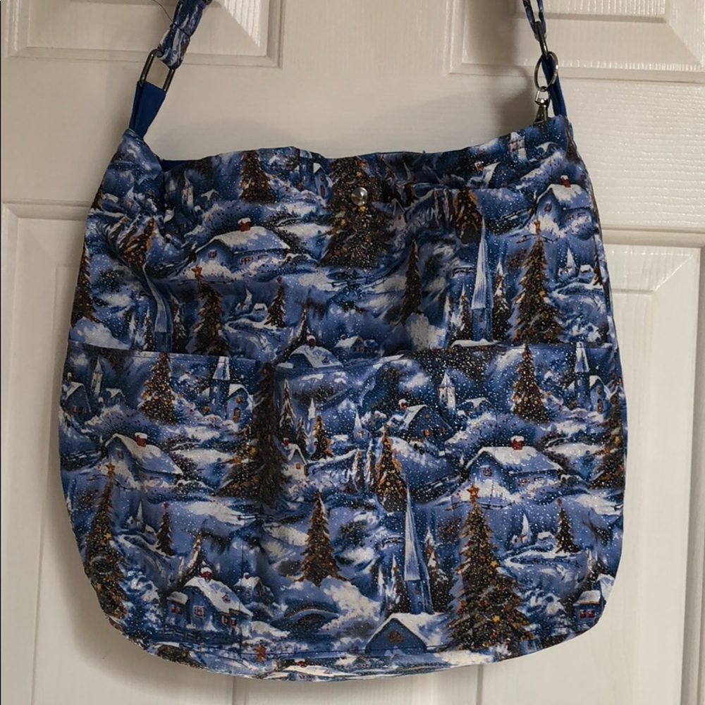 Winter scene Christmas 🎄 Shoulder bag